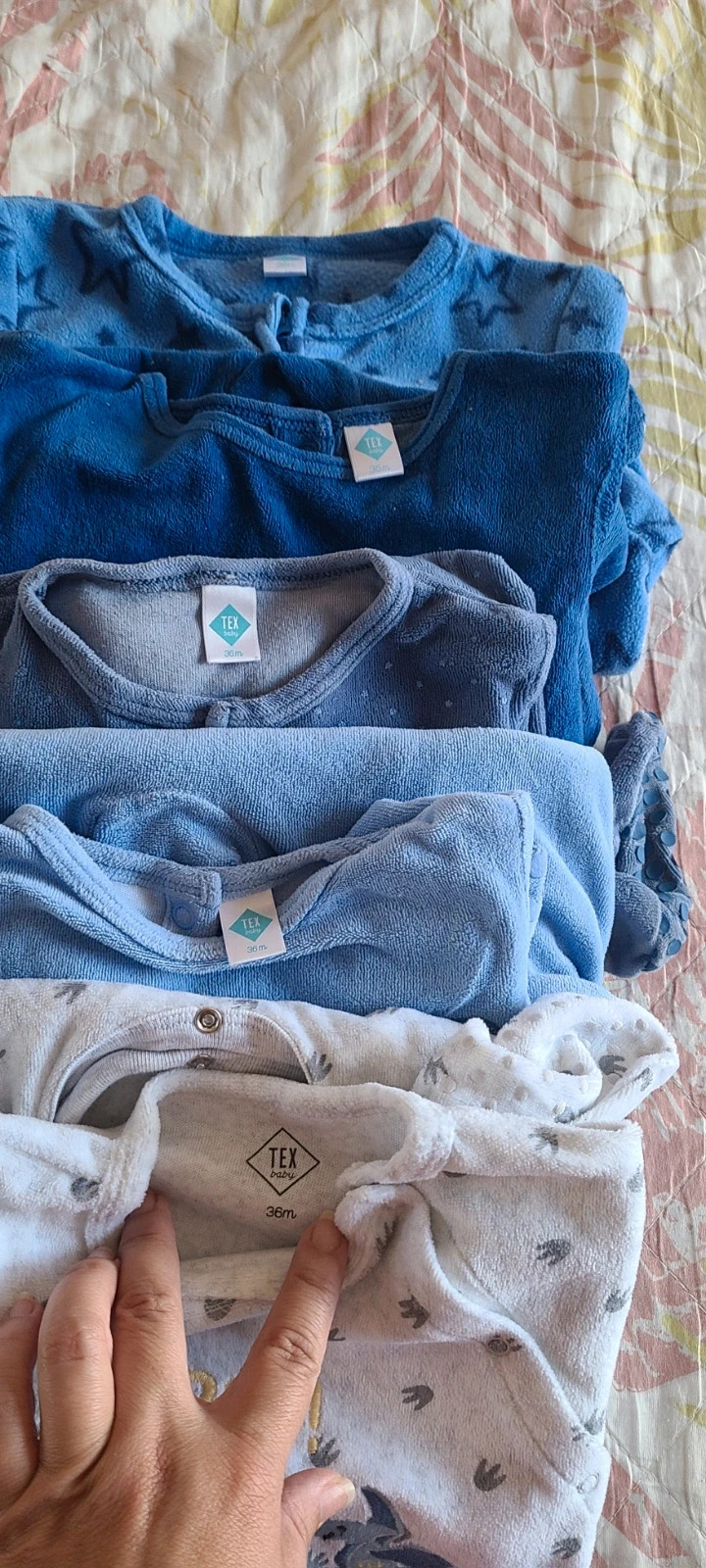 Lote de 5 pijamas de niño 36 meses – TEX – taille 3 ans / 98 cm 2
