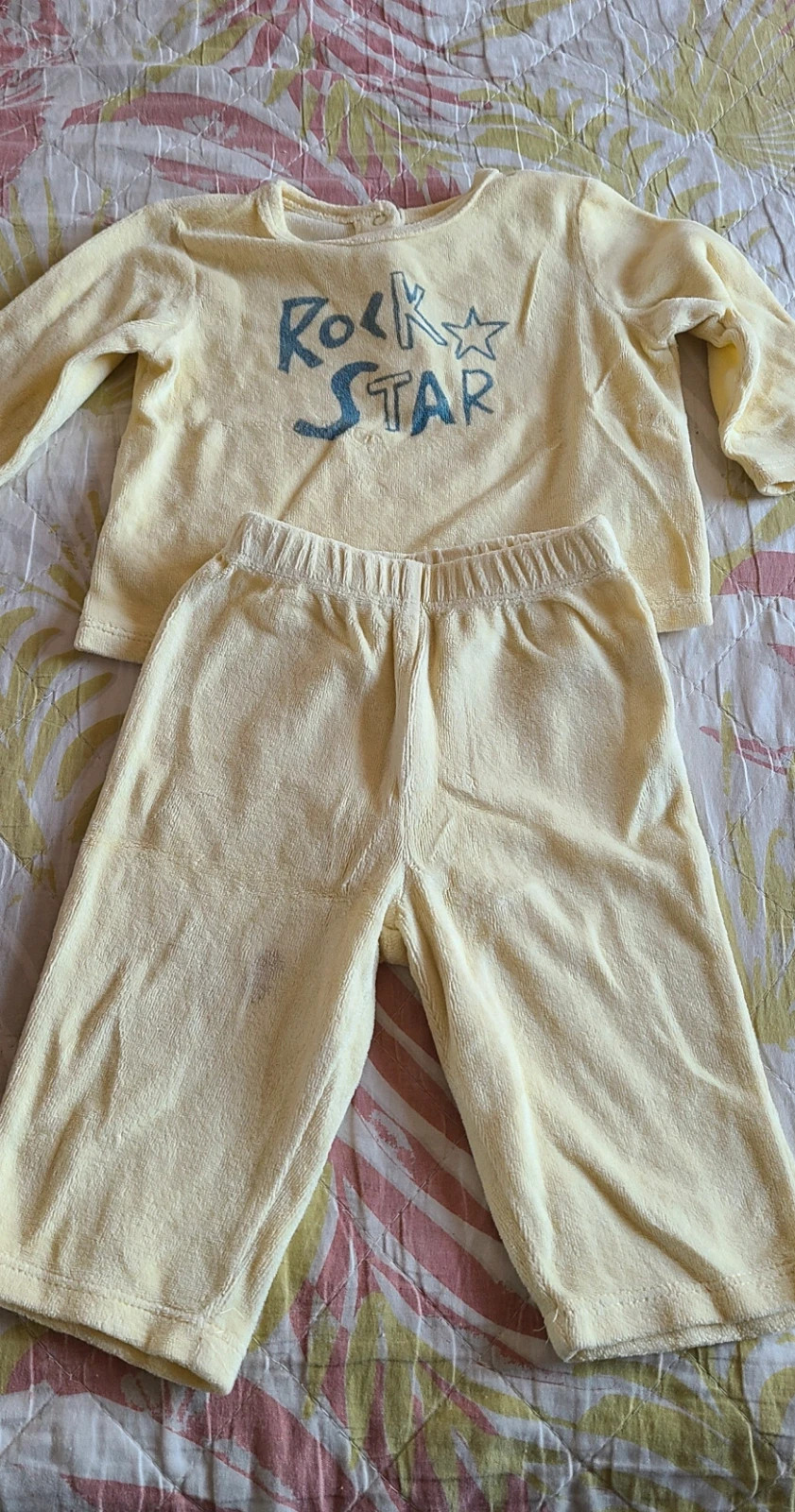 Pijama de tex gordito de 2 piezas 6 meses – TEX – taille 3-6 mois / 62 cm