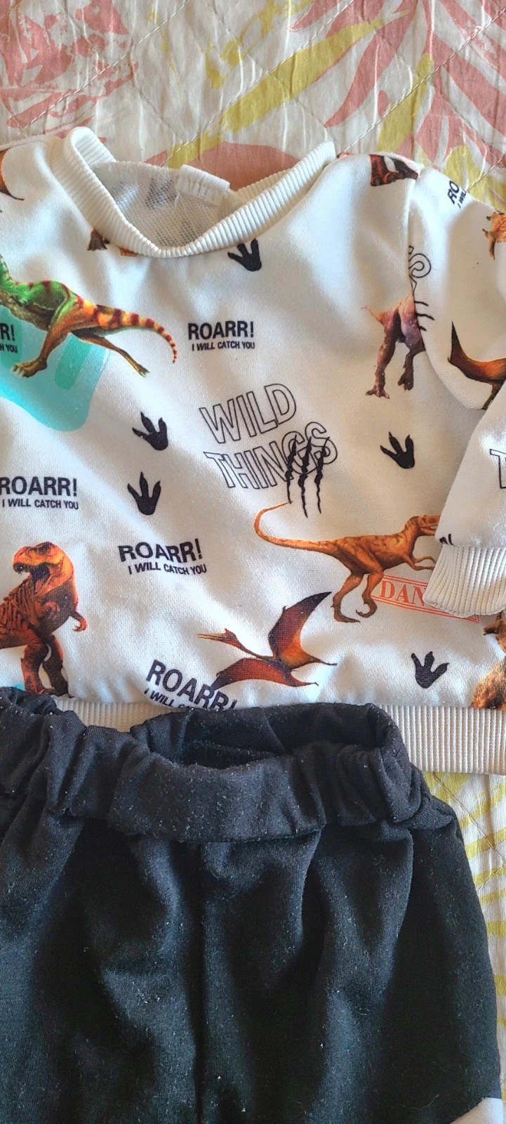 Chandal de niños 6-9 meses dinosaurios – Shein – taille 6-9 mois / 68 cm 3