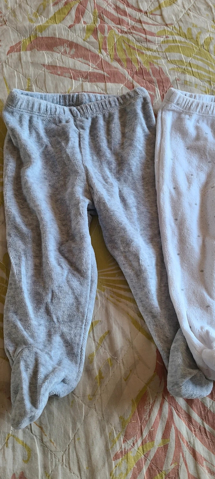 2 pantalones de pijama 6 - 9 meses – TEX – taille 6-9 mois / 68 cm 3
