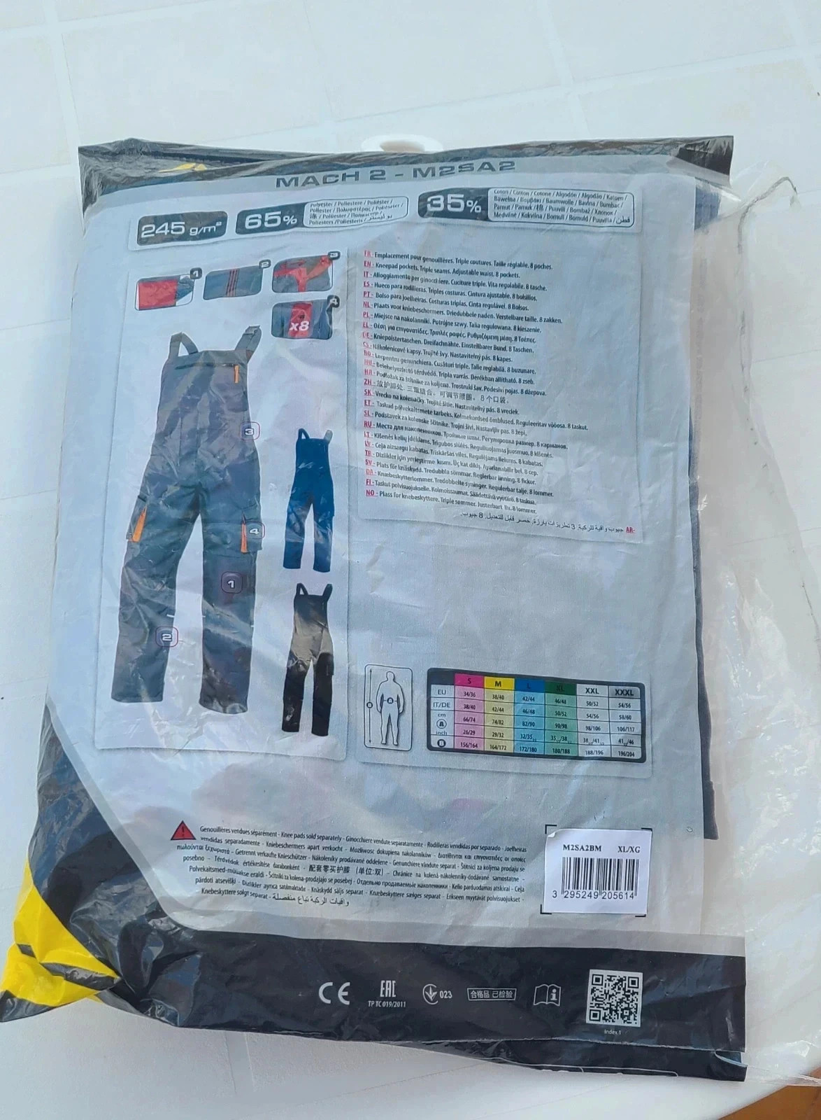 Peto de trabajo Xl de Deltaplus M2SA2 – Delta Plus – taille XL 2