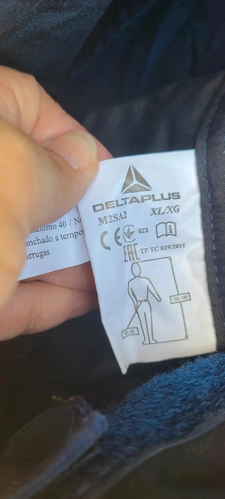 Peto de trabajo Xl de Deltaplus M2SA2 – Delta Plus – taille XL 3