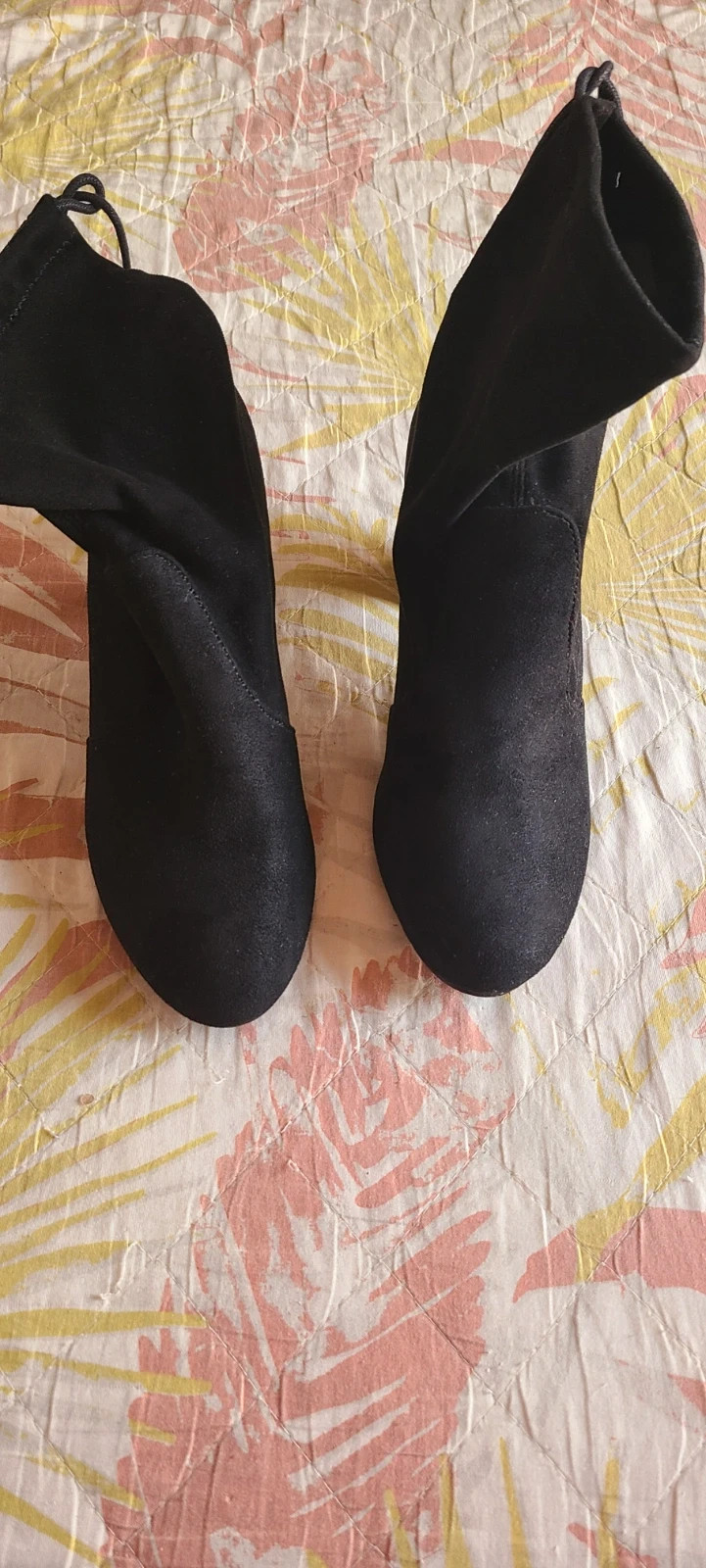 Botines negros de antelina talla 38 de Sfera tacón ancho – Sfera – taille 38 5