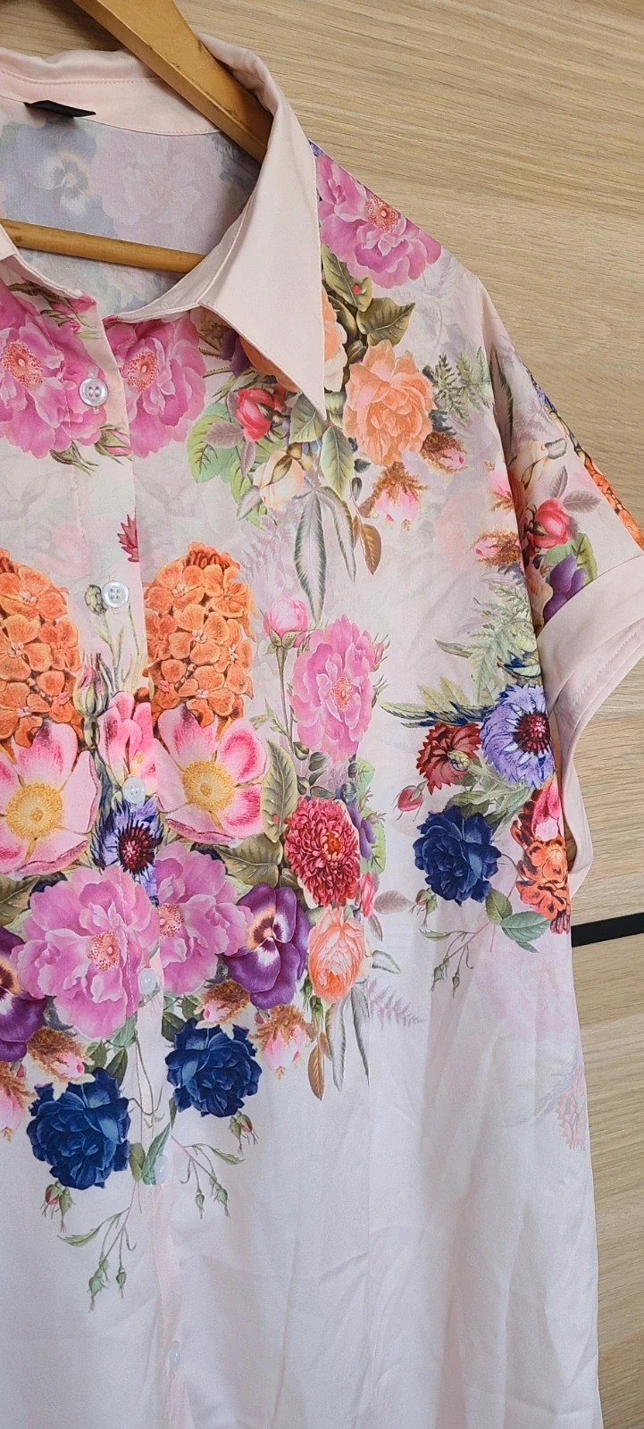 Preciosa camisa de manga larga floreada de Shein 3XL – Shein – taille XXXL / 46 / 18 5