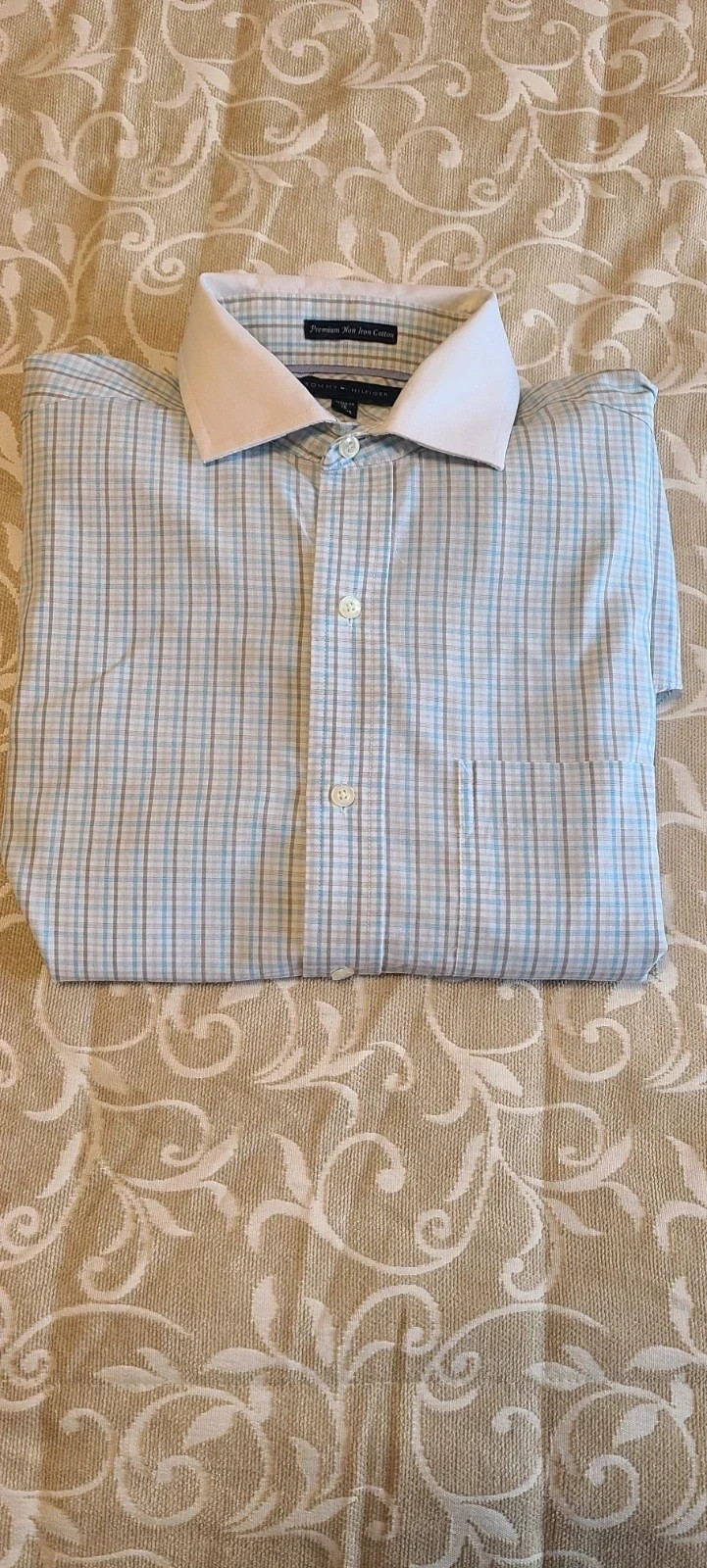 Camisa de rayas de Tommy Hillfiger talla 15 – Tommy Hilfiger – taille S