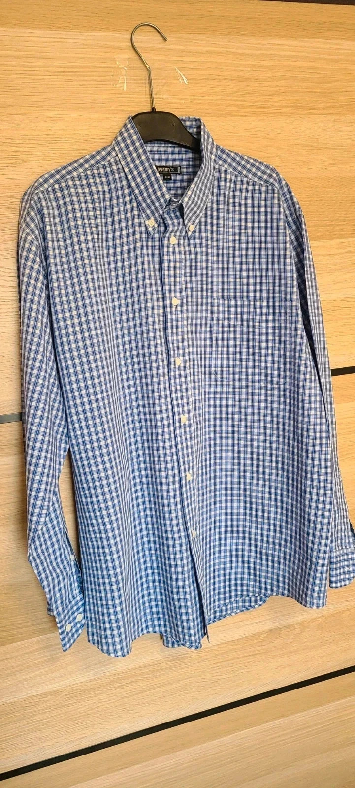 Camisa de cuadros azules de Jeremys talla 41- 42 – Jeremy's – taille 41 cm