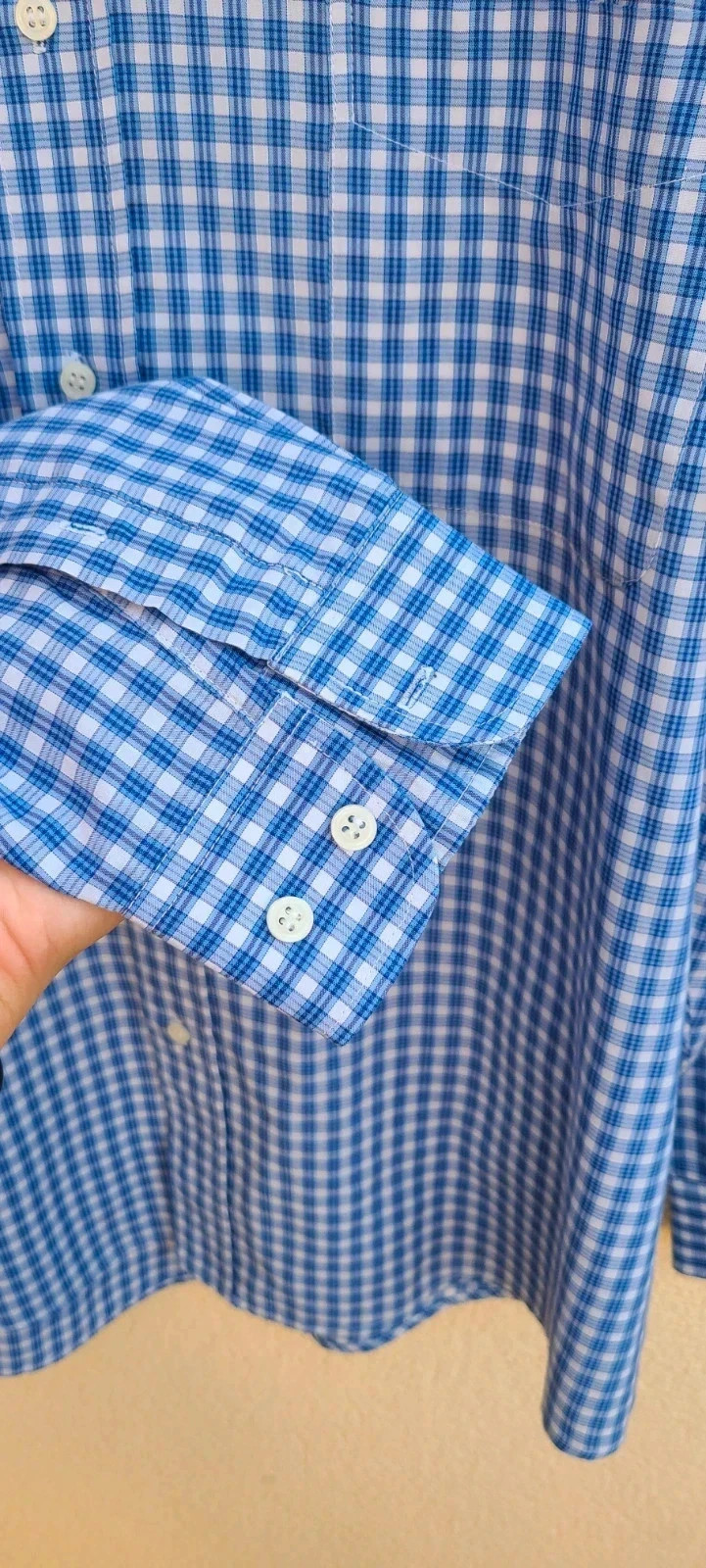 Camisa de cuadros azules de Jeremys talla 41- 42 – Jeremy's – taille 41 cm 5