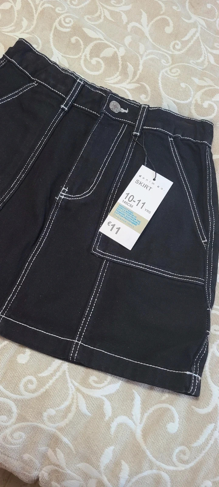 Falta tipo vaquera niña talla 10 -11 años de primark – Primark – taille 11 ans / 146 cm 3