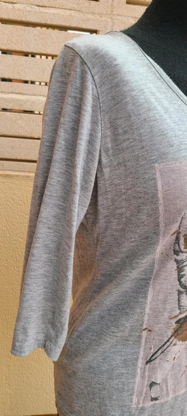 Camiseta estampada talla L de Venca – Venca – taille L / 40 / 12 3