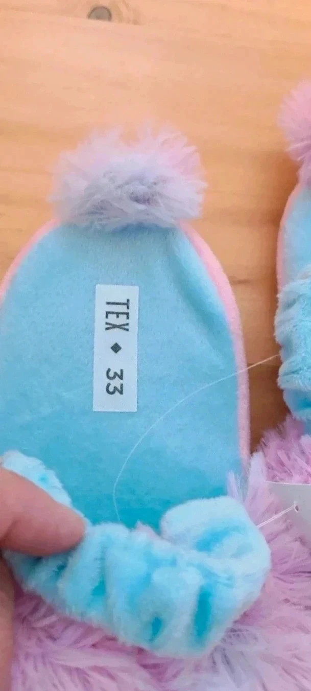 Zapatillas de casa con etiquetas num 33 – TEX – taille 33 3