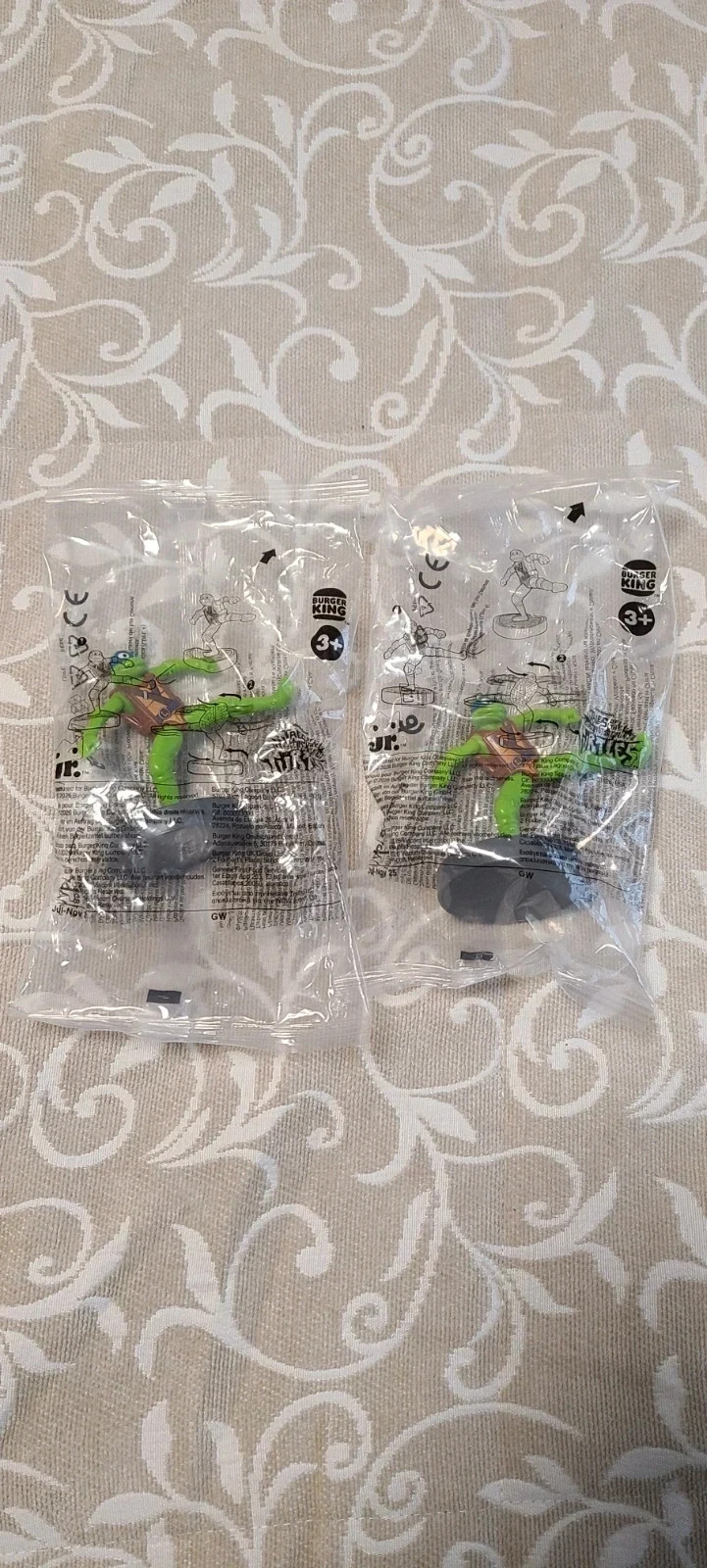 2 figuras tortugas Ninja del burguer king – Burger King – taille Taille unique