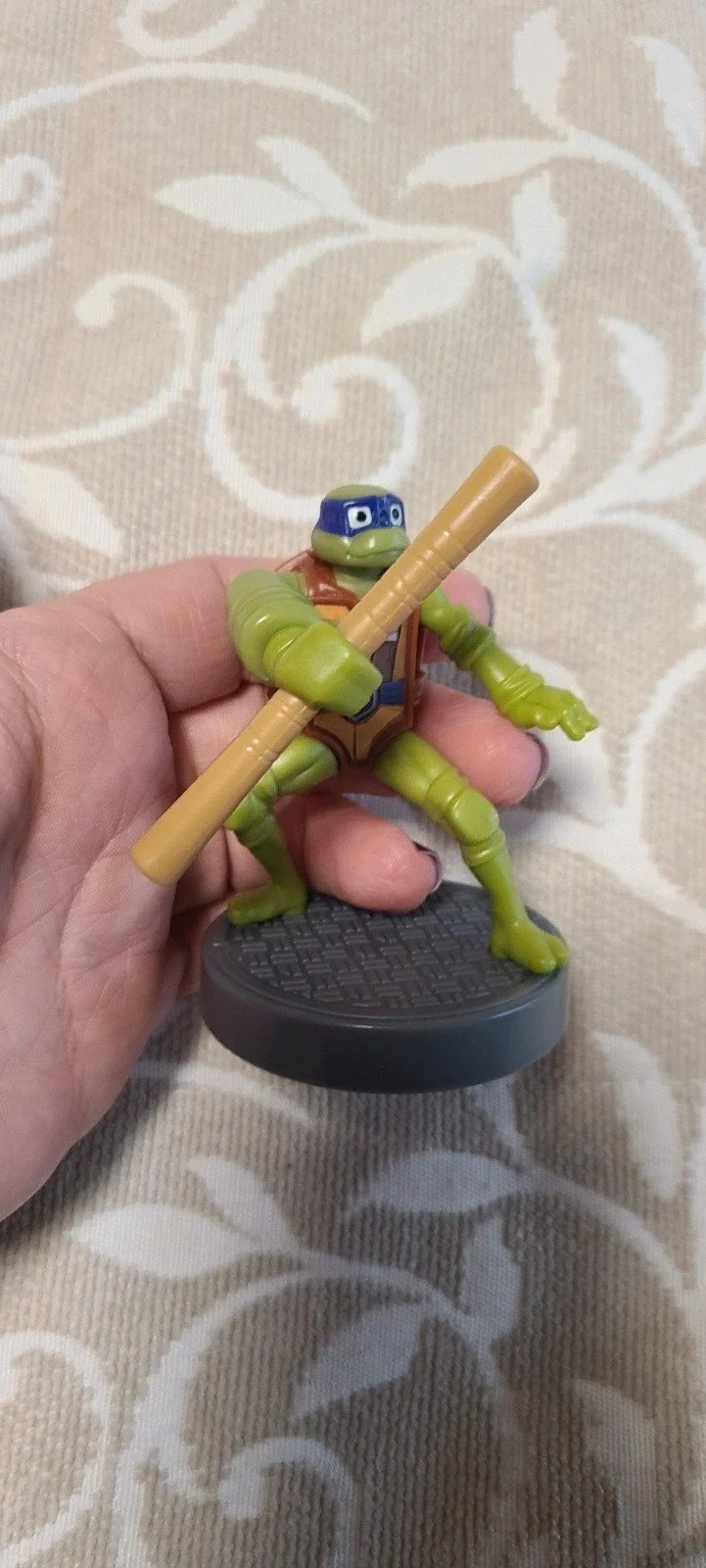 Figura Tortuga Ninja del Burguer King