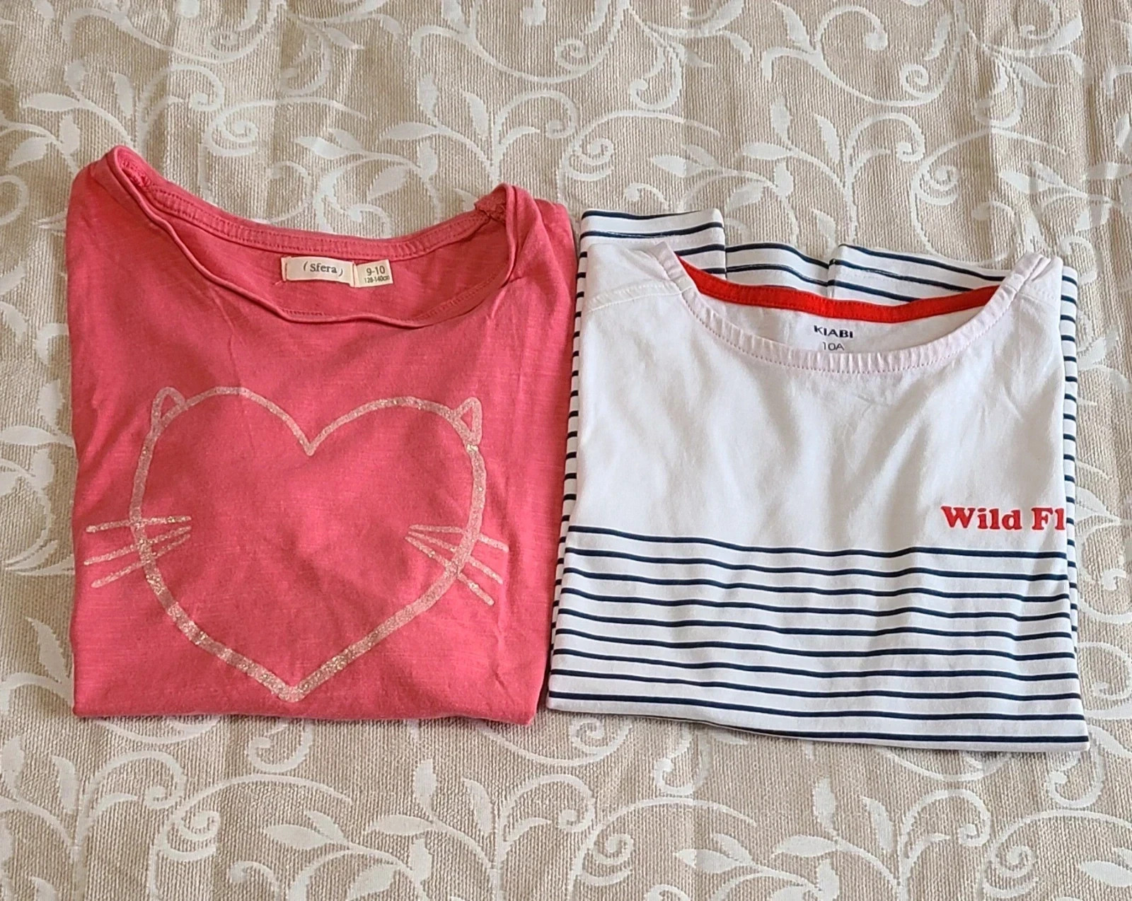 2 camisetas 10 años – Sfera – taille 10 ans / 140 cm