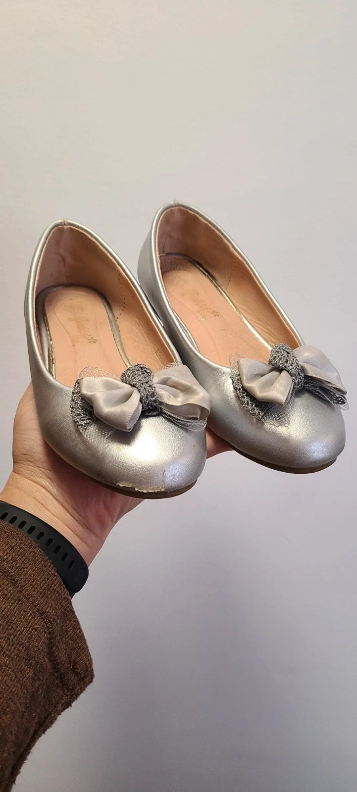 Manoletinas plateadas número 31 – Bubble Kids – taille 31 2