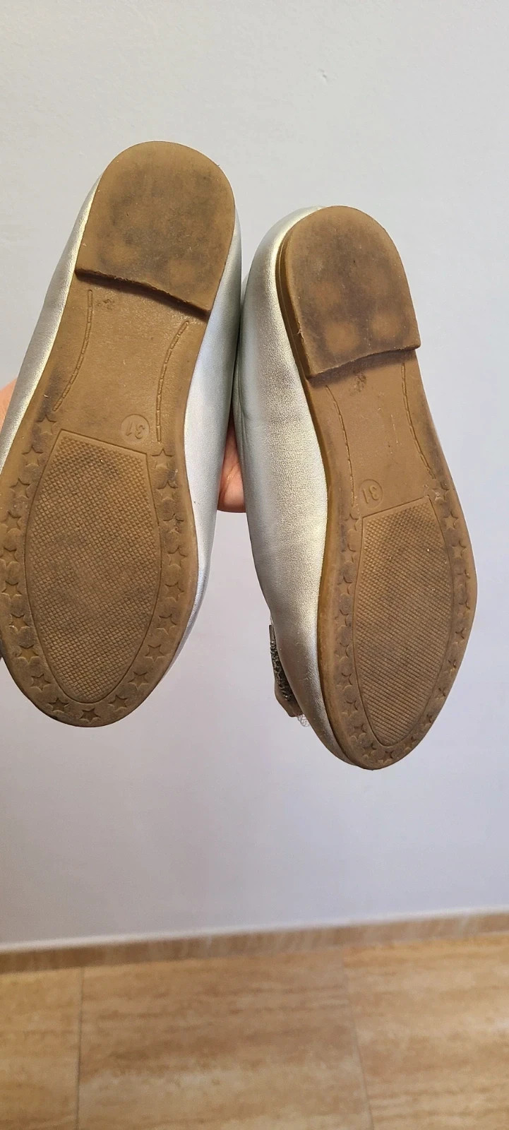 Manoletinas plateadas número 31 – Bubble Kids – taille 31 5