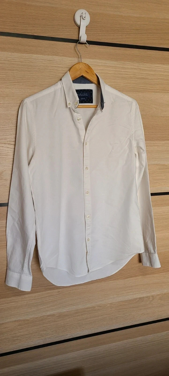 Camisa blanca de Zara man talla S