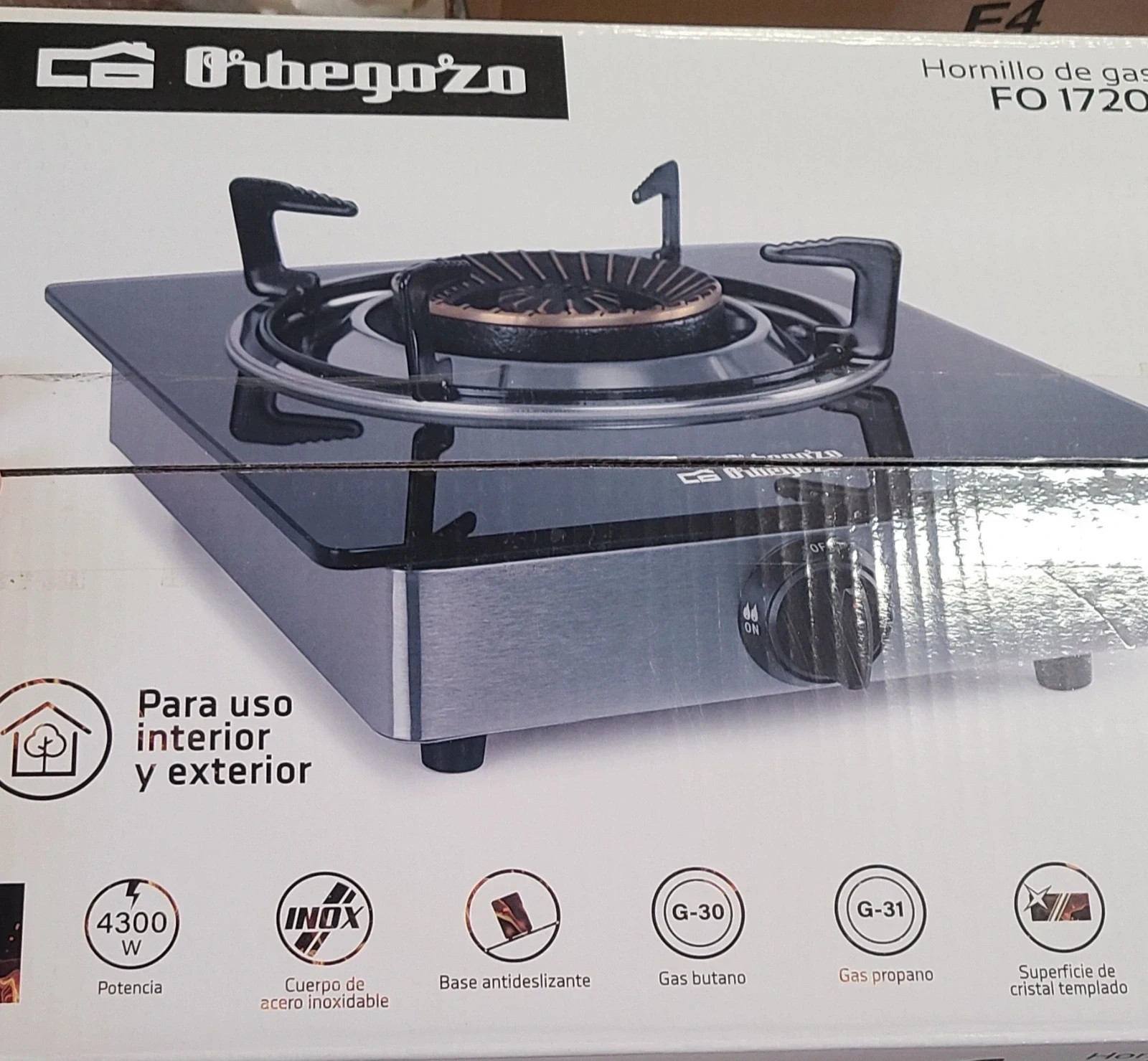 Hornillo de gas Orbegozo FO 1720 Nuevo en su propia caja