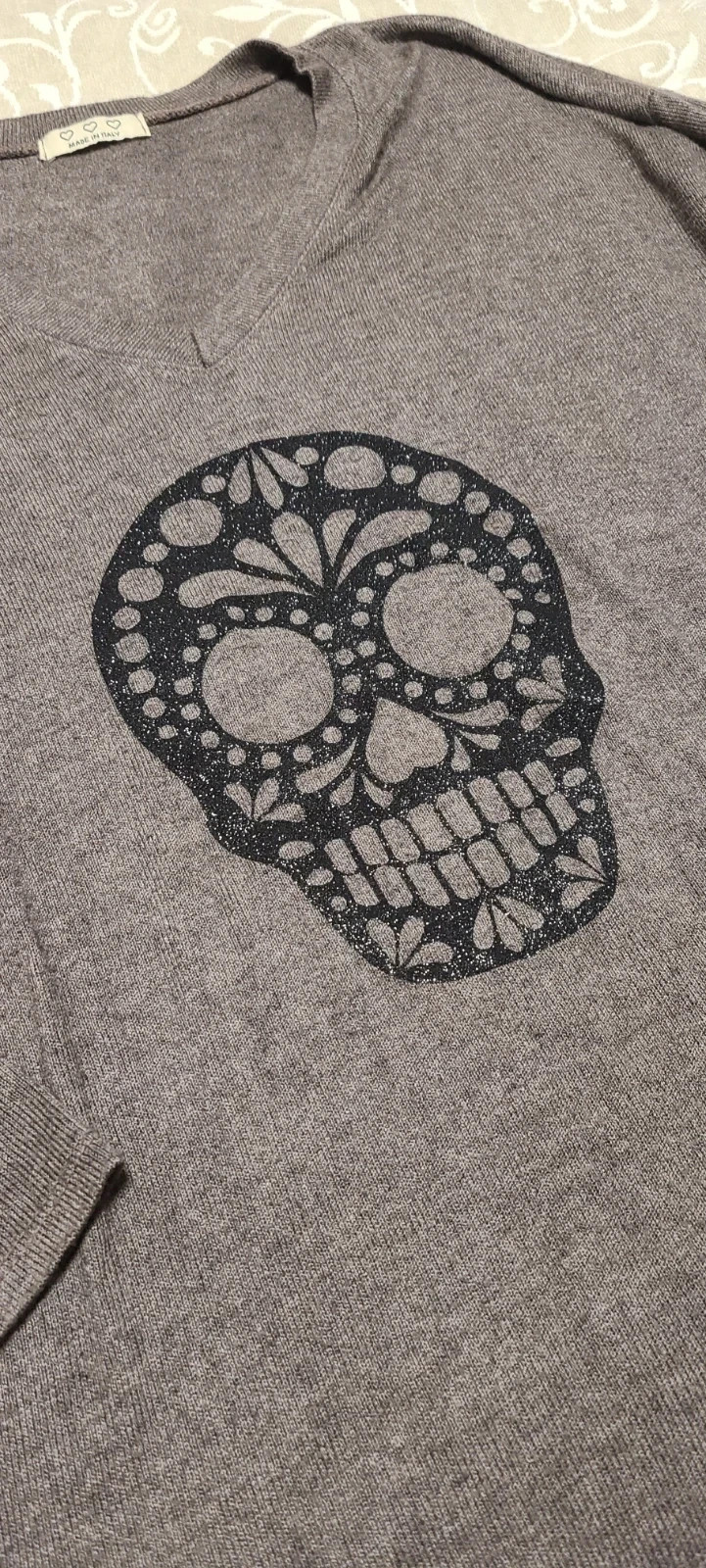 Camiseta de calavera talla única – Italy Moda – taille Taille unique 2