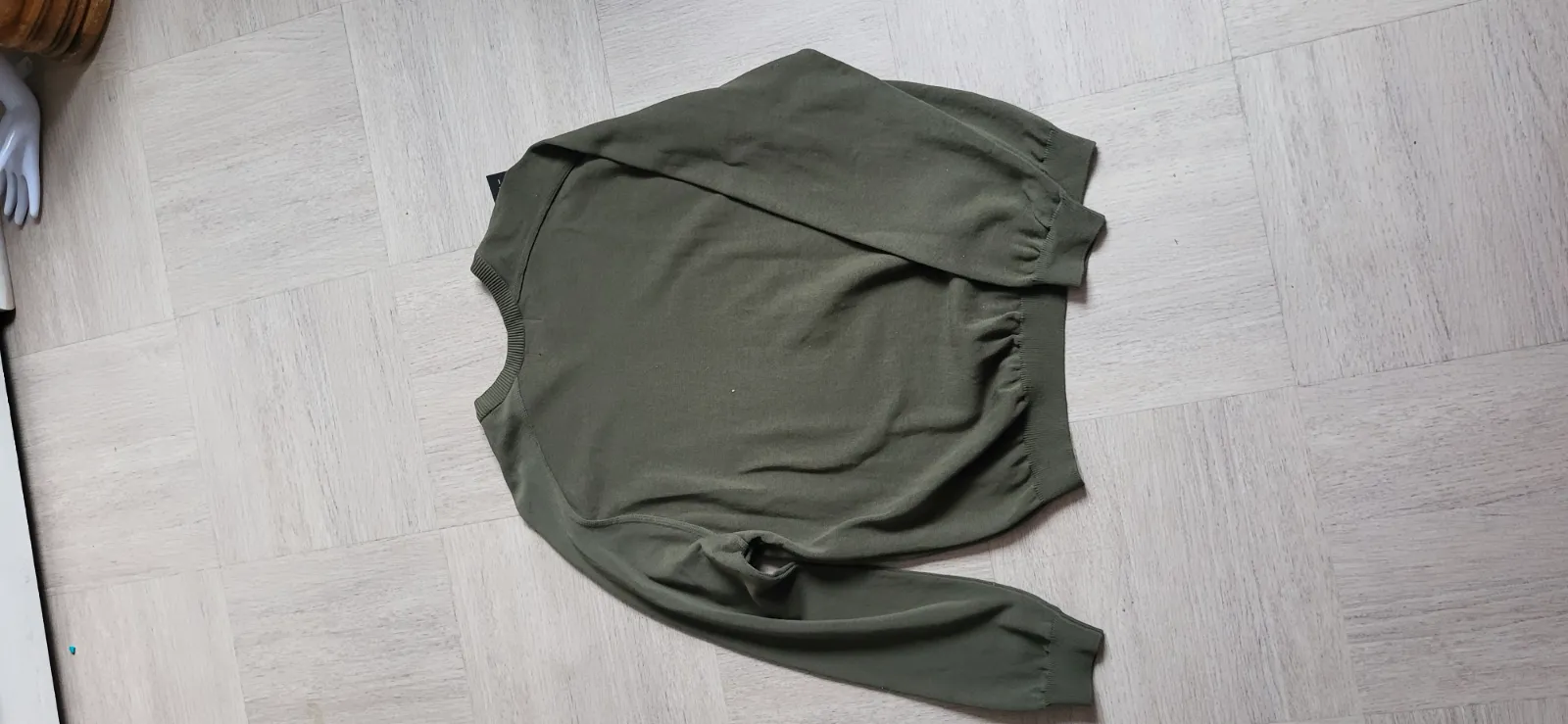 Nitto Knitwear Pull en maille vert olive taille XL – Nitto Knitwear – taille XL 8