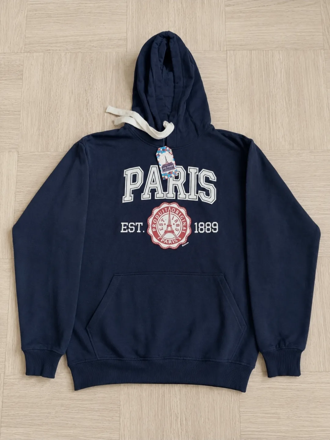 Sweat à capuche bleu marine Paris 1889 – Paris 1889 – taille L 8