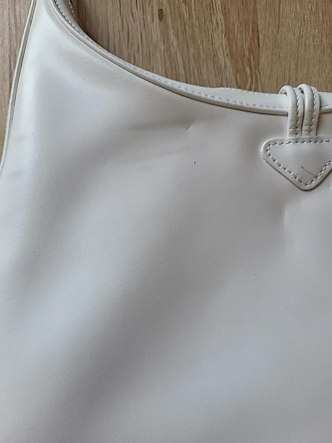 Sac porté épaule Longchamp Roseau en cuir blanc – Longchamp – taille Taille unique 4