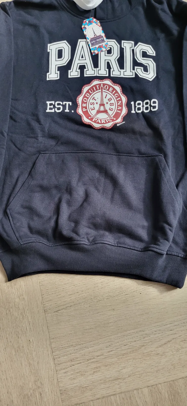 Sweat à capuche bleu marine Paris 1889 – Paris 1889 – taille L 3