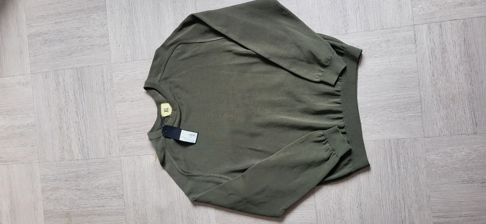 Nitto Knitwear Pull en maille vert olive taille XL – Nitto Knitwear – taille XL 7