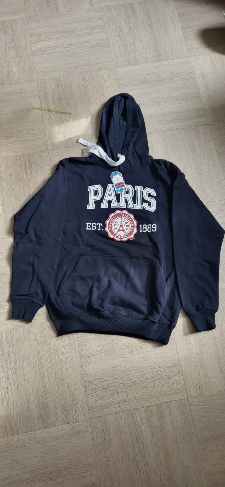 Sweat à capuche bleu marine Paris 1889 – Paris 1889 – taille L 2