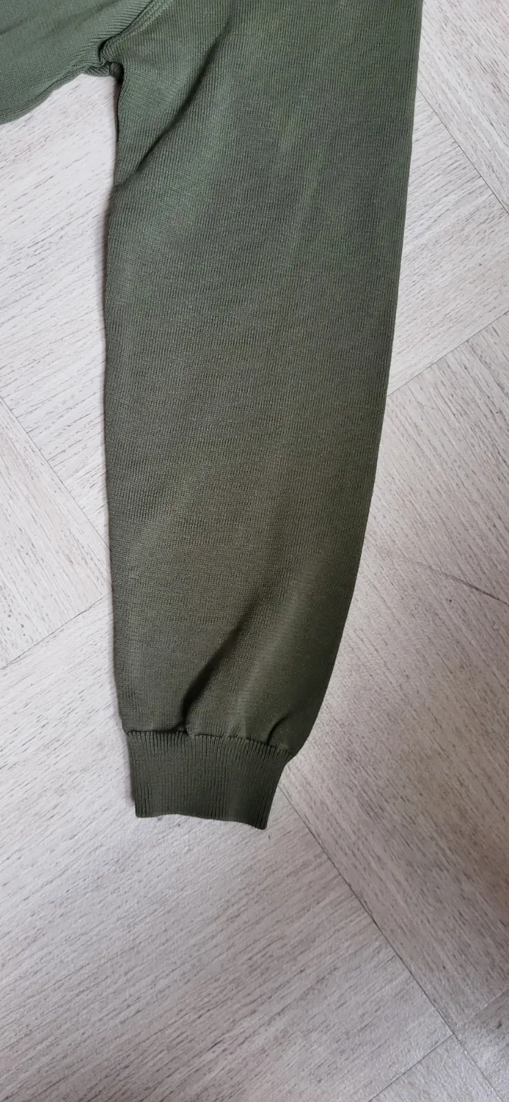 Nitto Knitwear Pull en maille vert olive taille XL – Nitto Knitwear – taille XL 3