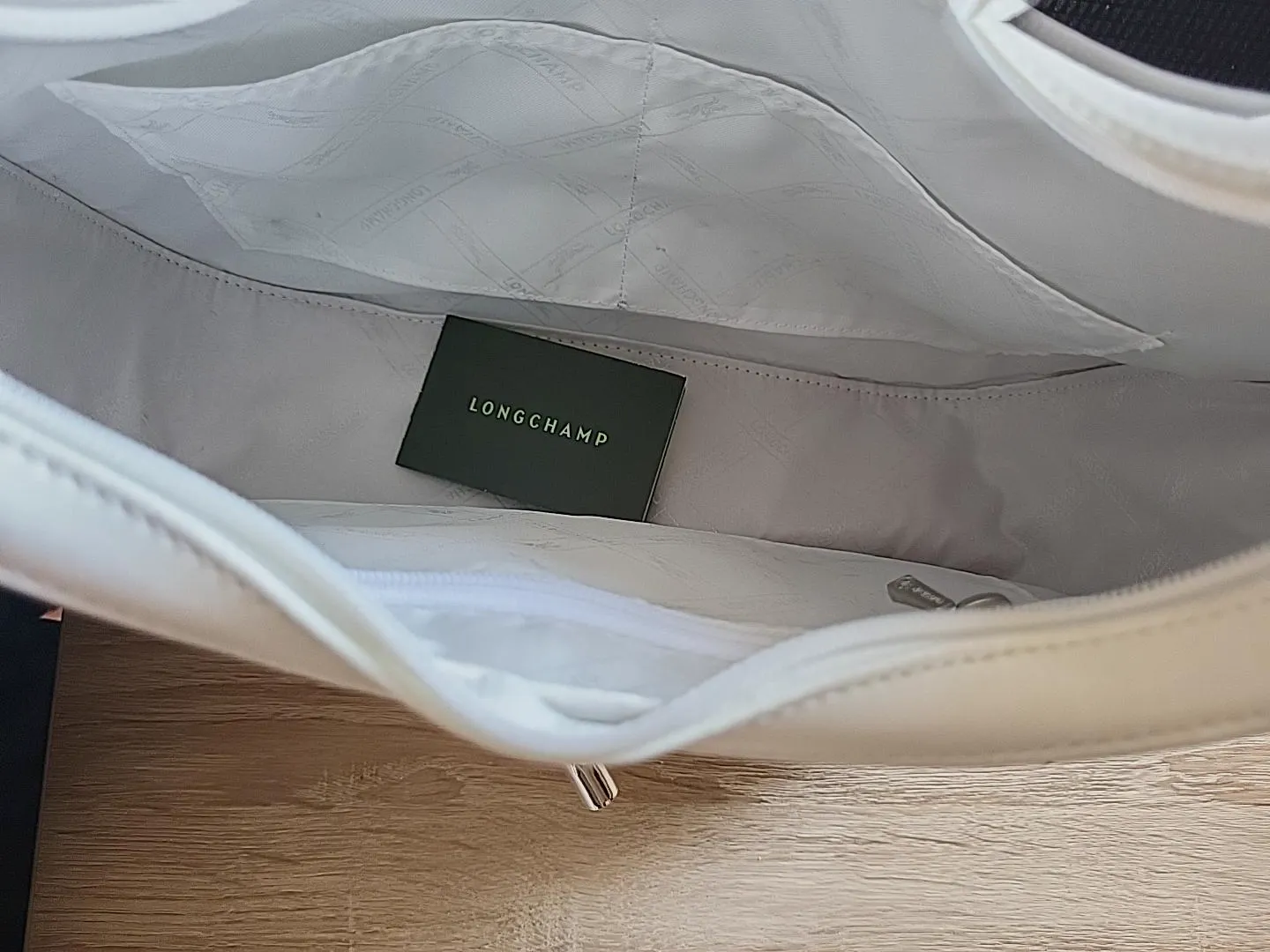 Sac porté épaule Longchamp Roseau en cuir blanc – Longchamp – taille Taille unique 8