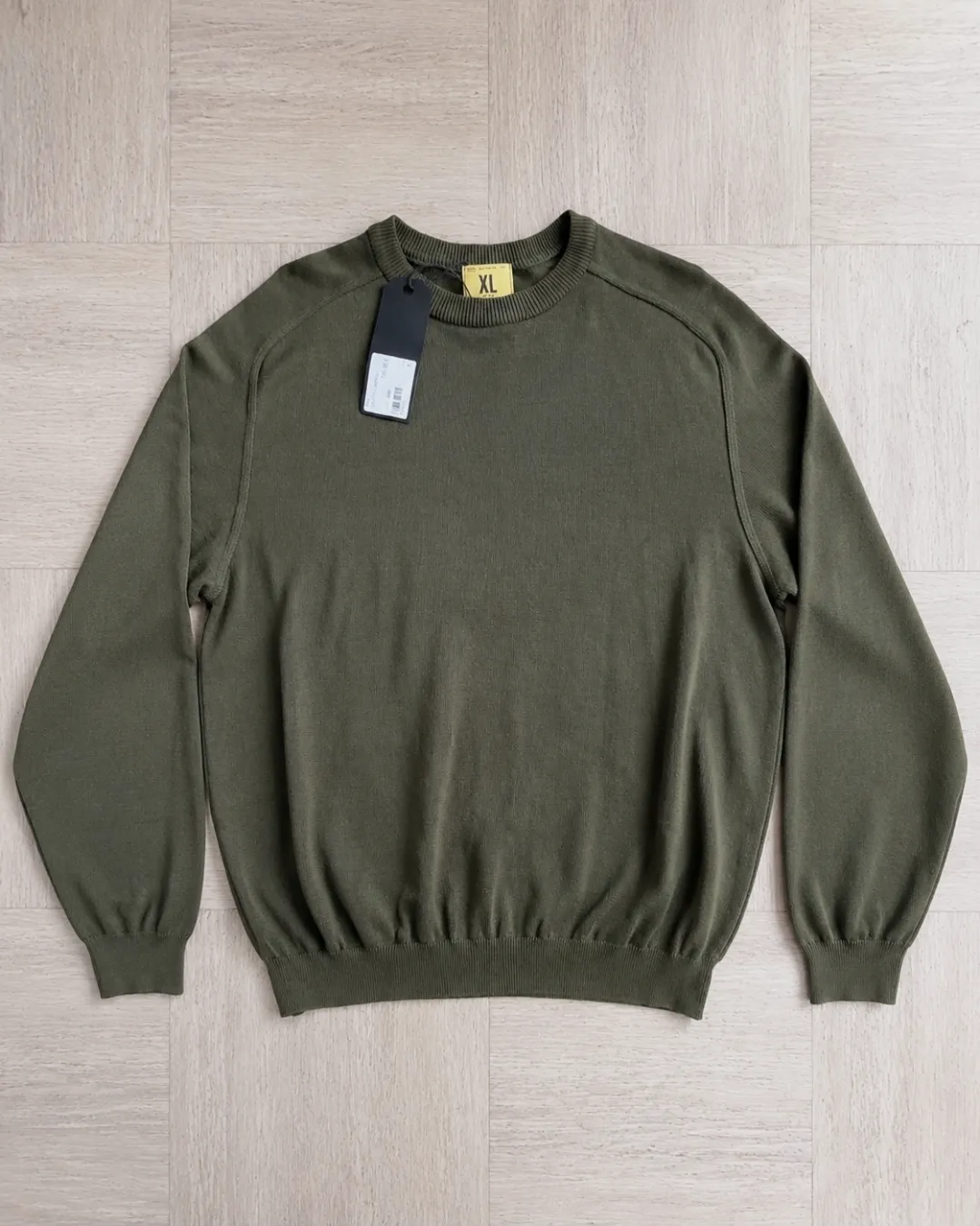 Nitto Knitwear Pull en maille vert olive taille XL – Nitto Knitwear – taille XL 2