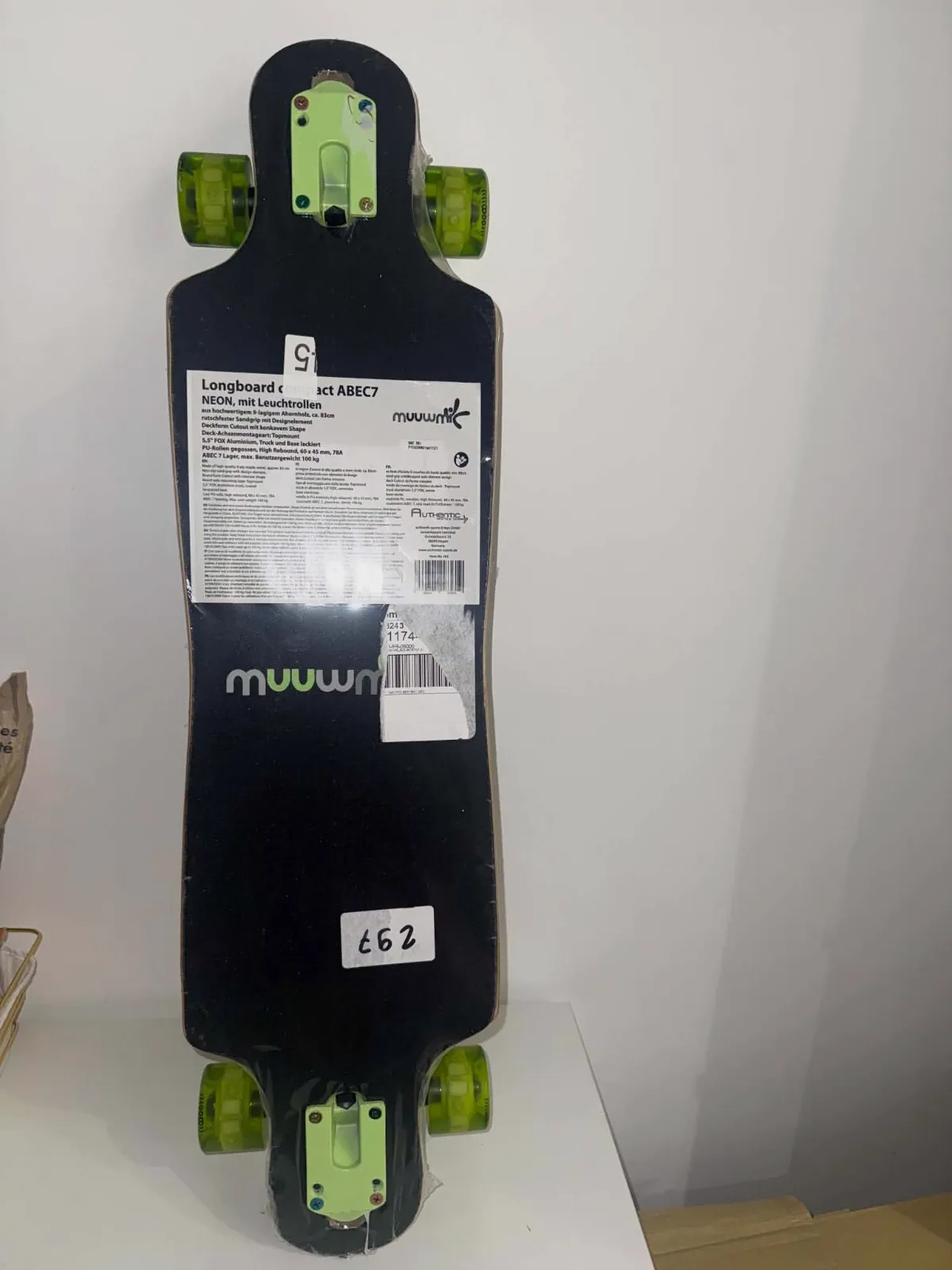 Longboard Muuwmi Neon avec roues lumineuses – Muuwmi 2
