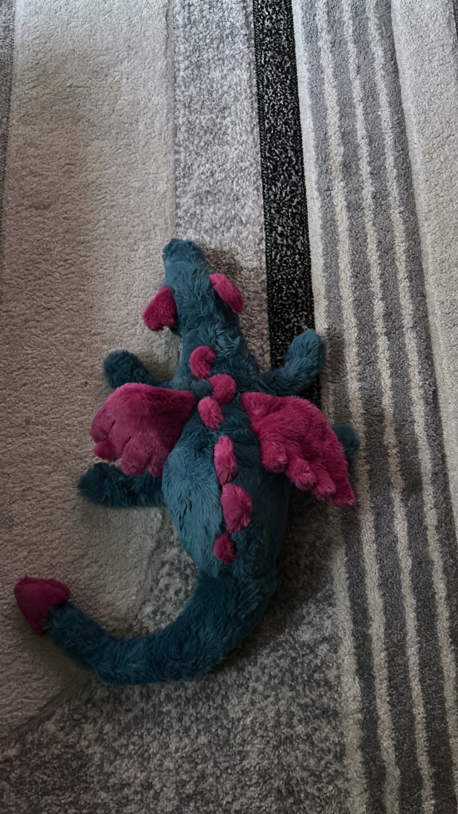 Dragon Jellycat bleu fonce – Jellycat 3