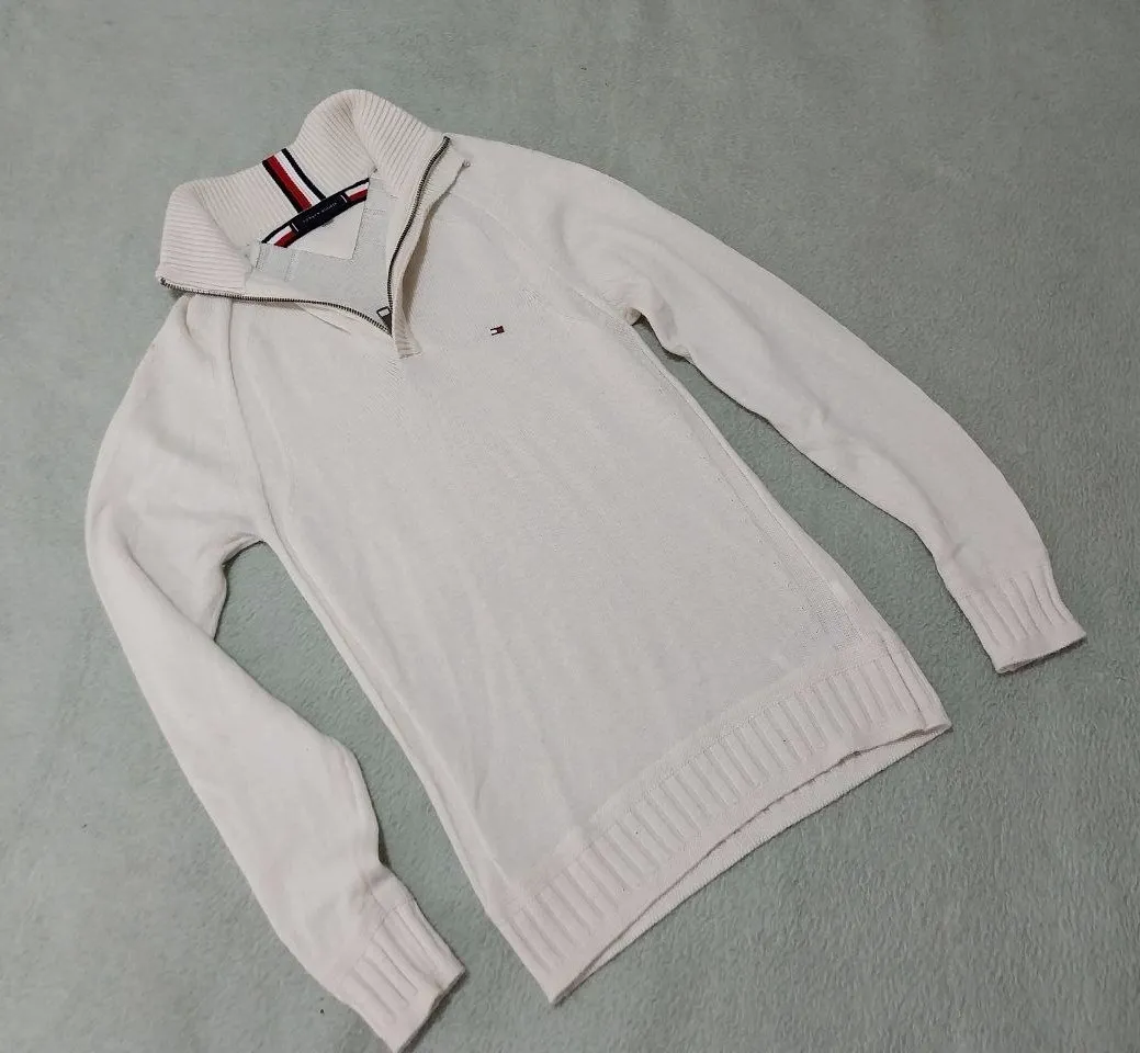 Jersey blanco de lana Tommy Hilfiger, talla S – Tommy Hilfiger – taille S 9