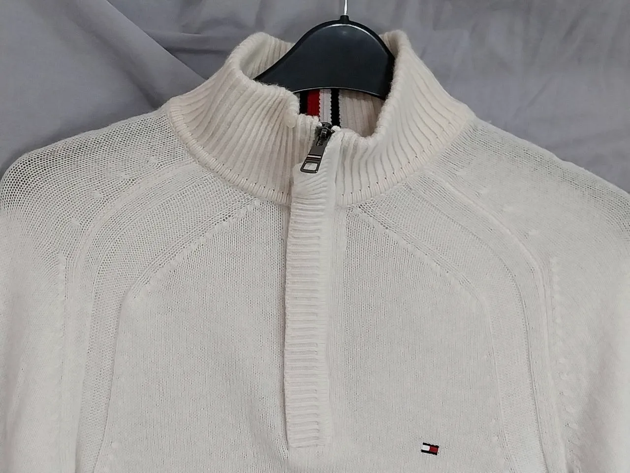 Jersey blanco de lana Tommy Hilfiger, talla S – Tommy Hilfiger – taille S 3