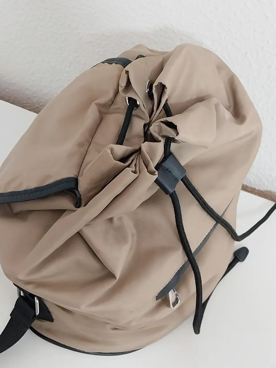 Mochila Uterqüe Nailon y Piel – Uterqüe – taille Taille unique 5