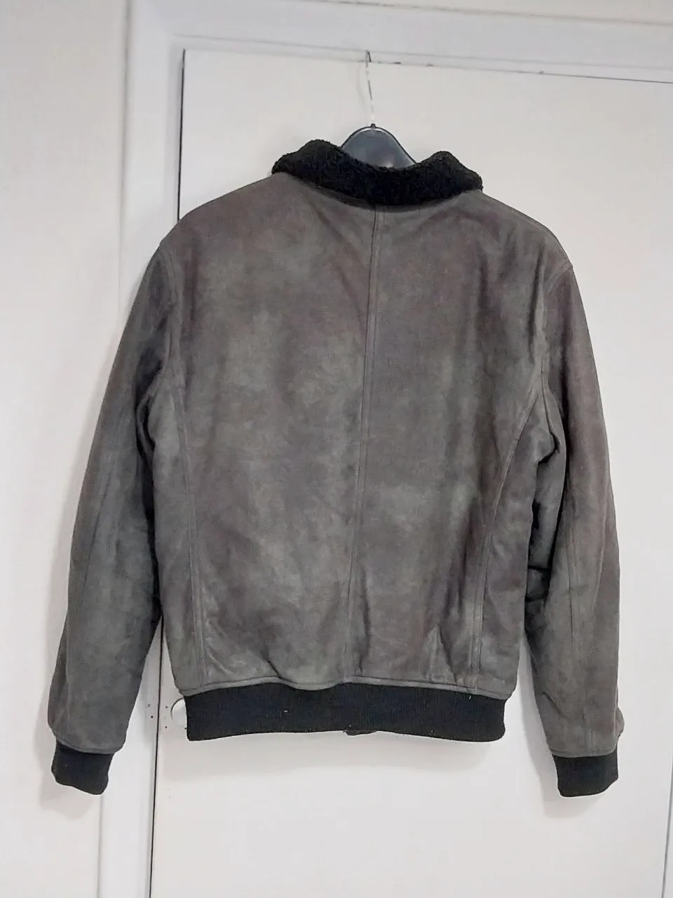Chaqueta gris efecto piel Zara, talla L – Zara – taille L 7