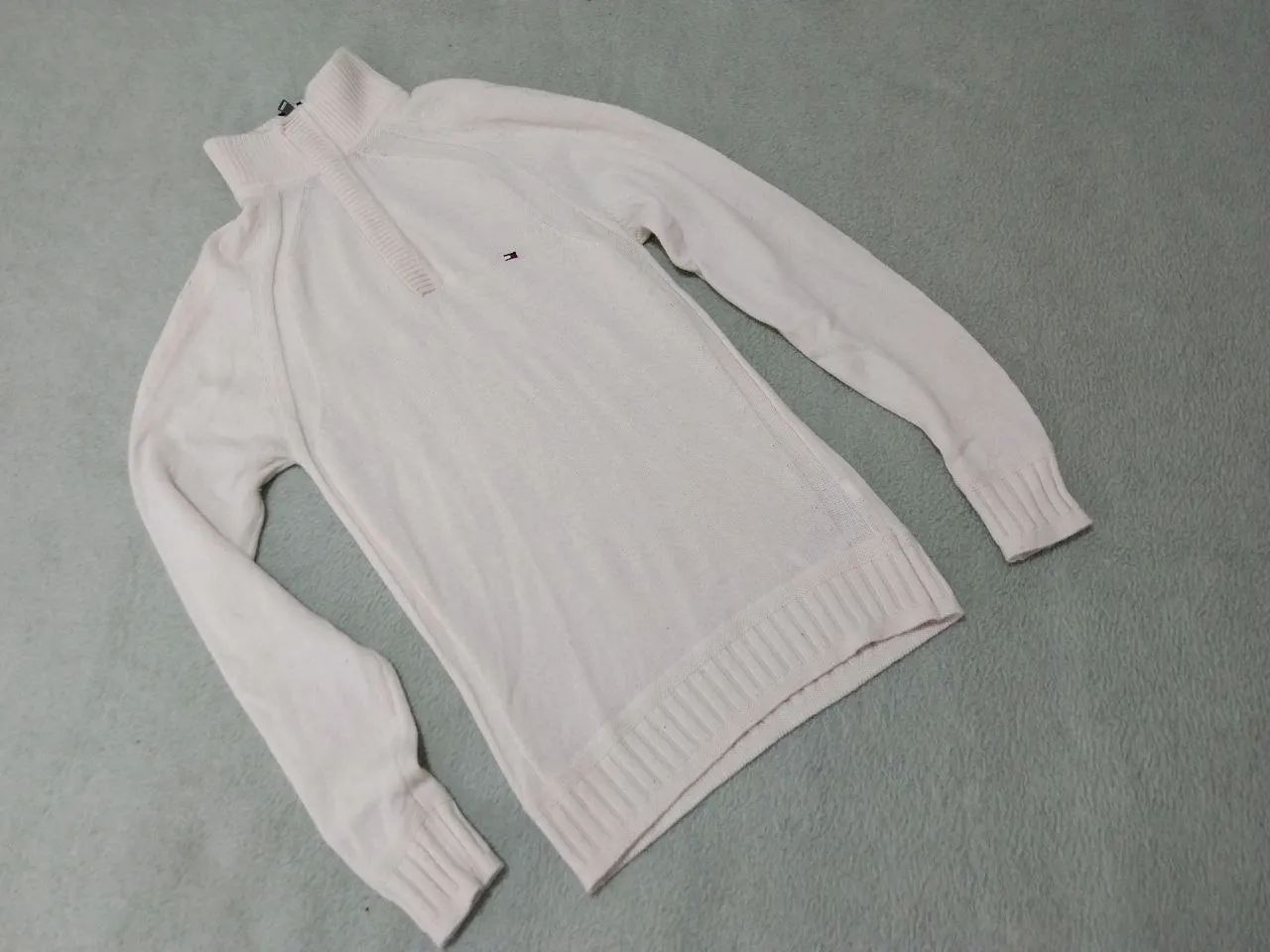 Jersey blanco de lana Tommy Hilfiger, talla S – Tommy Hilfiger – taille S 6