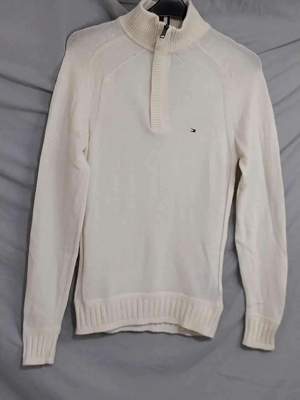 Jersey blanco de lana Tommy Hilfiger, talla S – Tommy Hilfiger – taille S 2