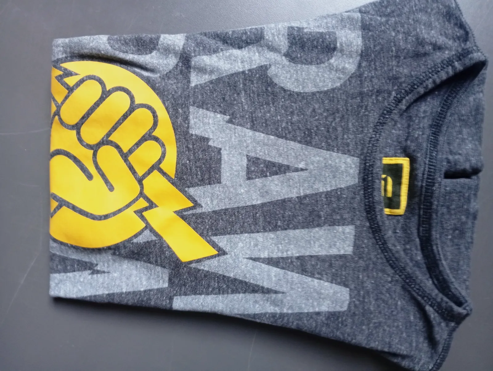 T-shirt G-Star RAW gris chiné imprimé – G-Star RAW – taille L 7