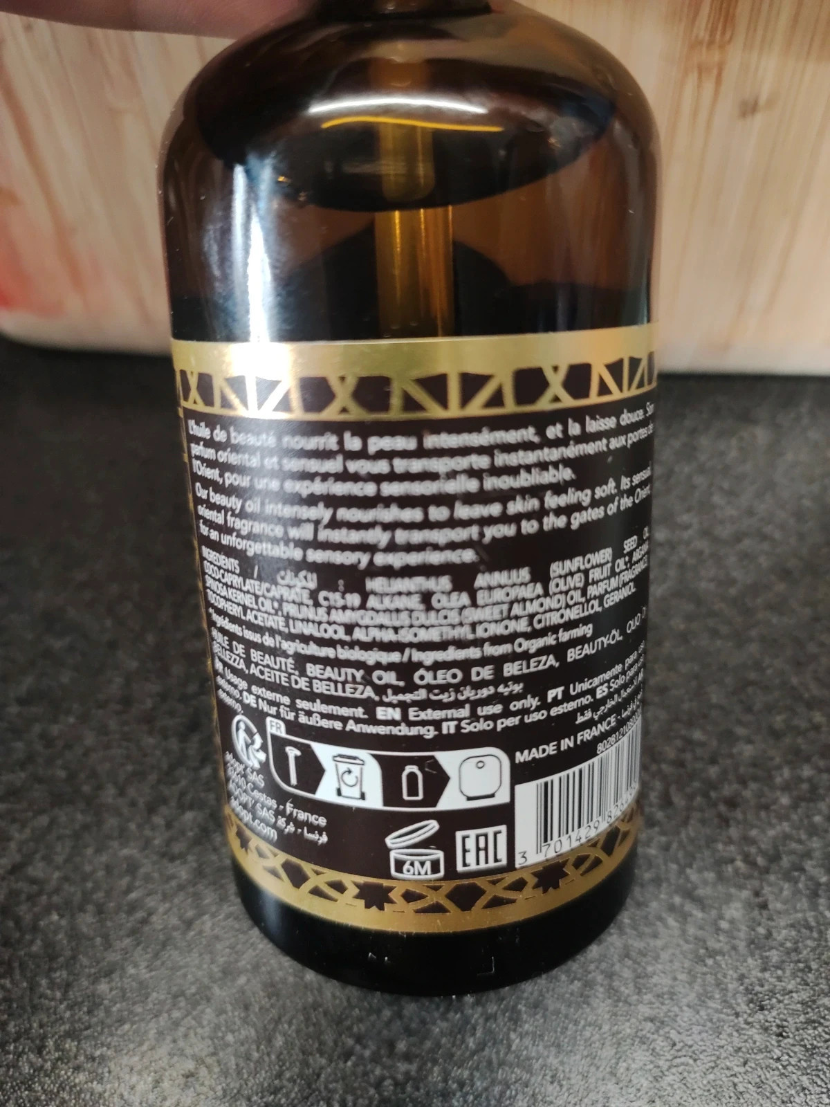 Huile de beauté – adopt 2