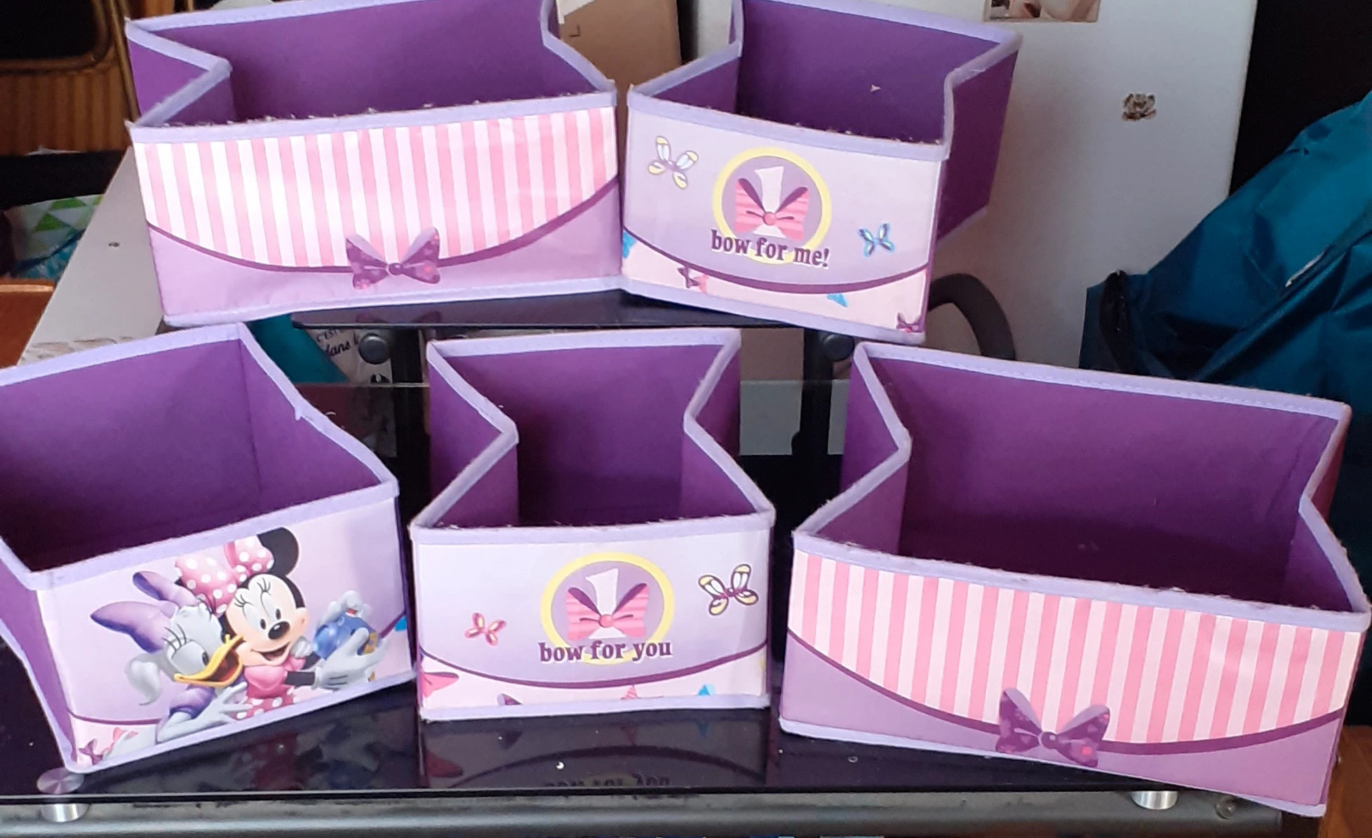 Petits et grands casiers pliables – Disney – taille Taille unique
