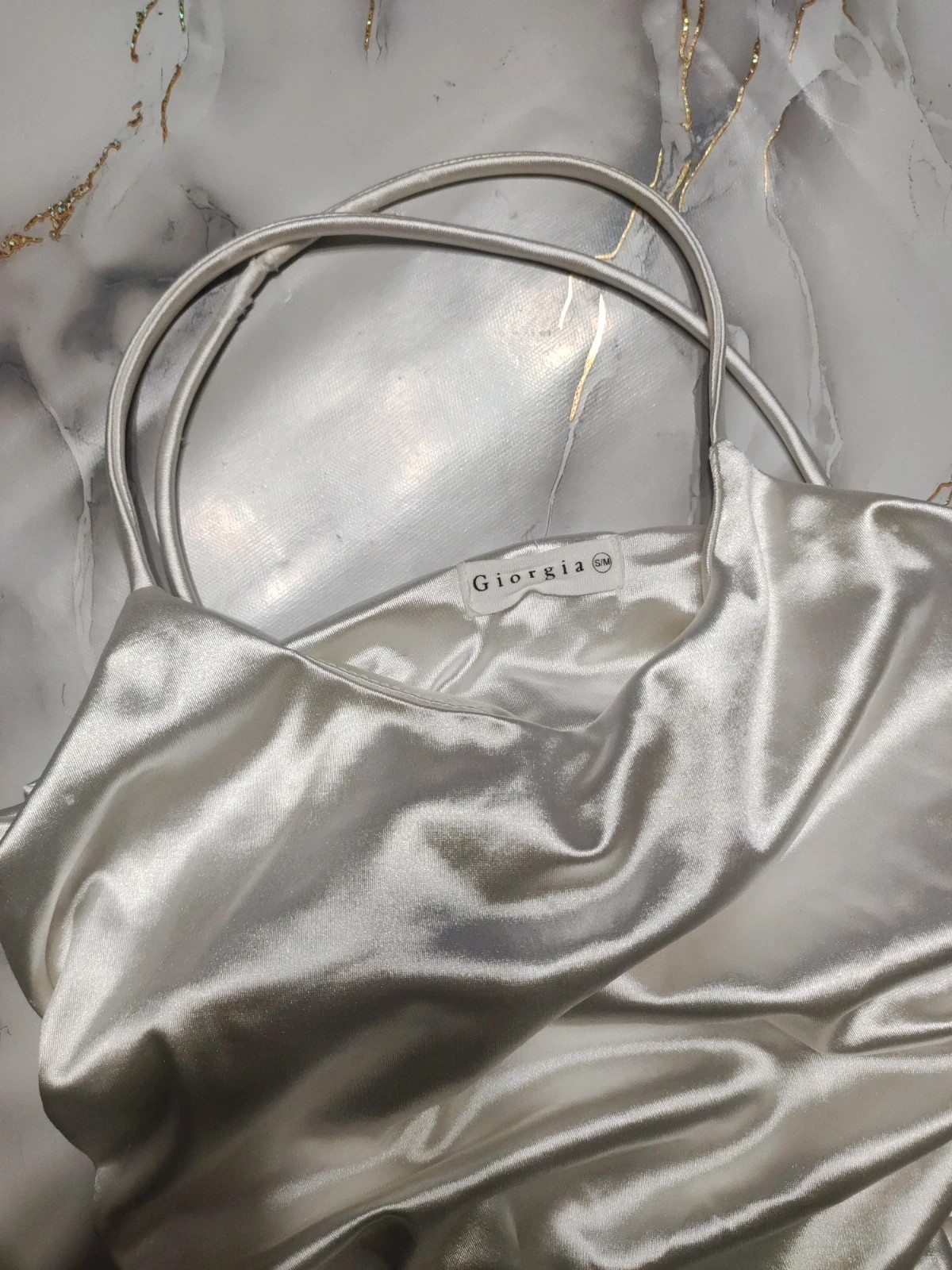 Robe satiné – Giorgia – taille S / 36 / 8 2