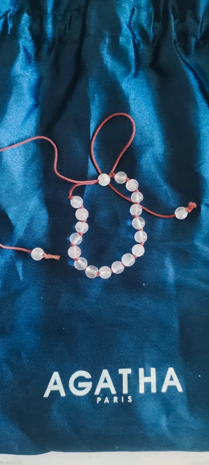 Bracelet quartz rose Agatha
