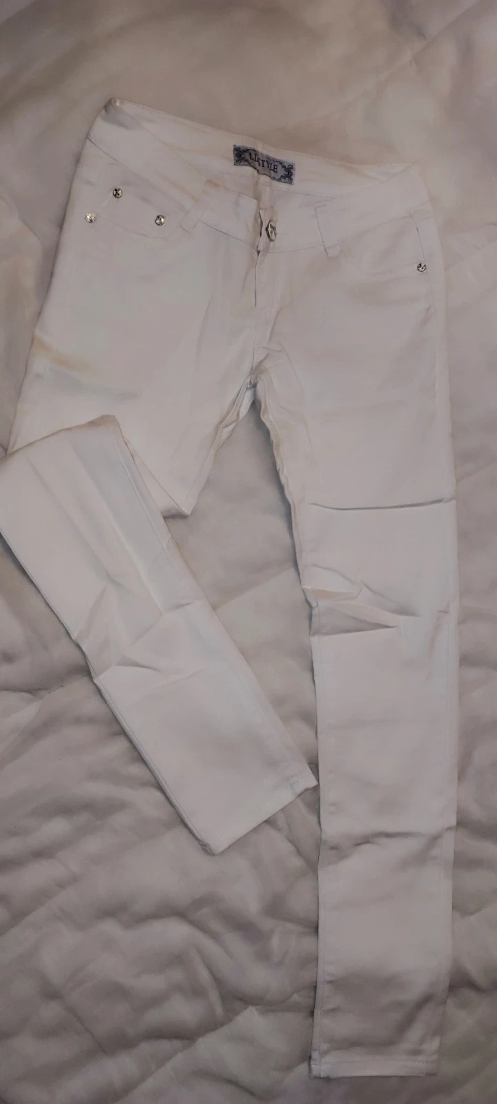 Jeans blanc – LD style – taille M / 38 / 10