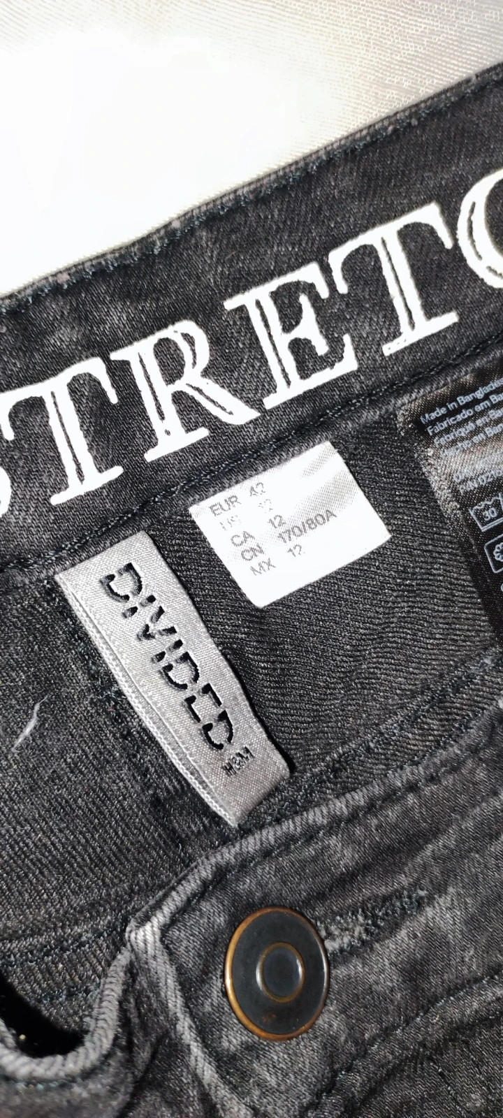 Jeans noir – Divided – taille XL / 42 / 14 3