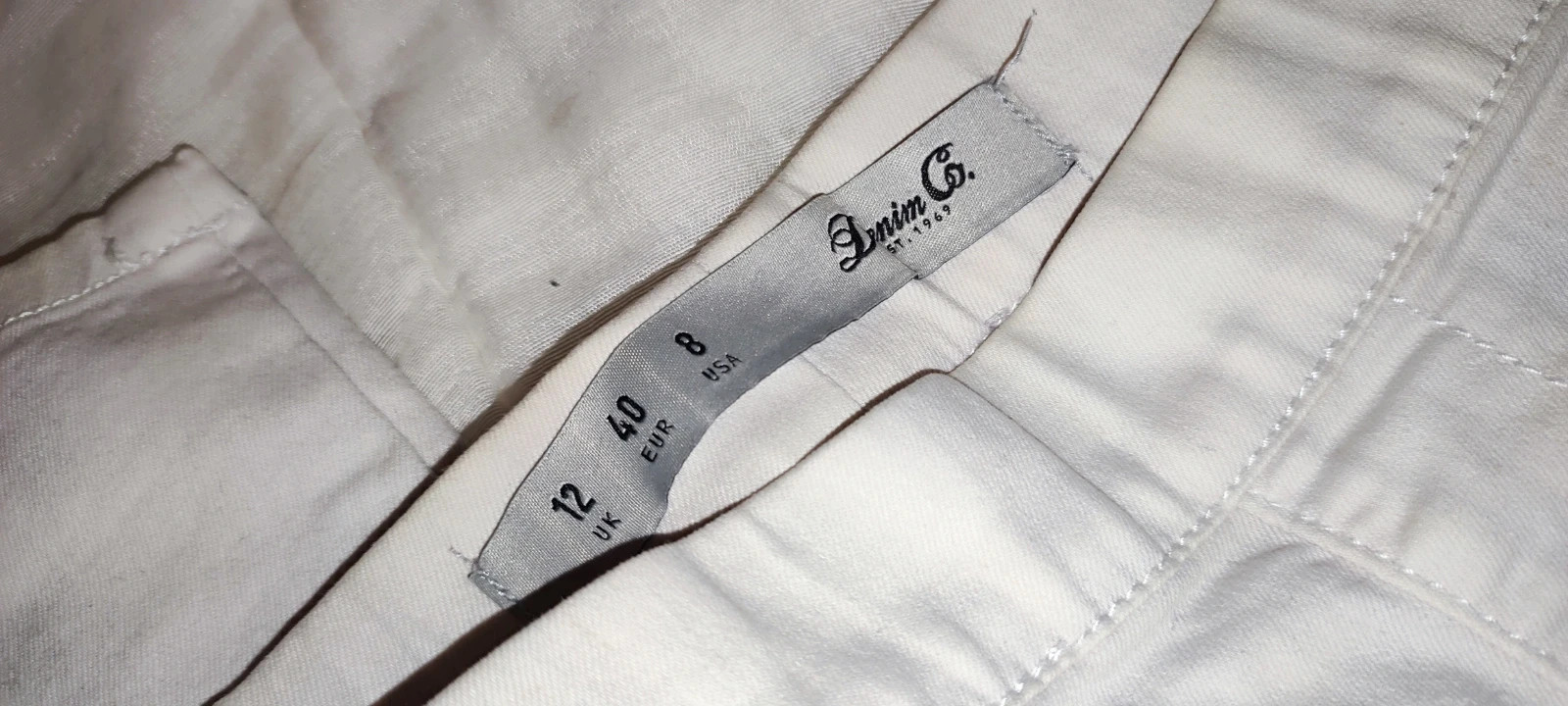 Jeans blanc – Denim Co – taille L / 40 / 12 2