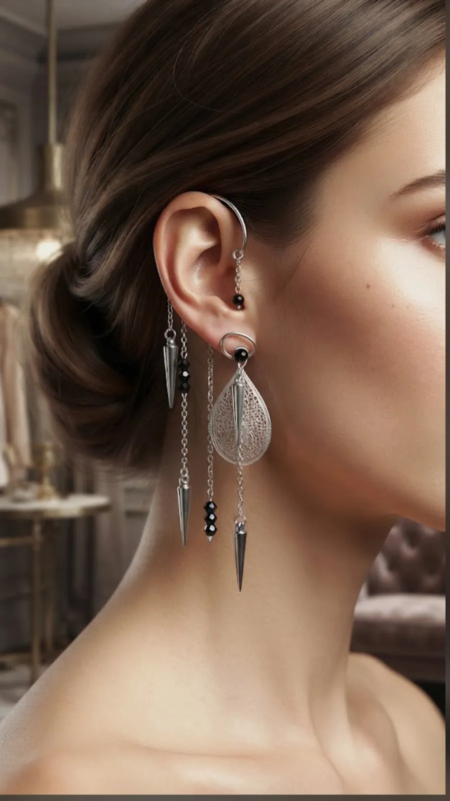 Manchette d oreille/earcuff – Mily creation – taille Taille unique 4