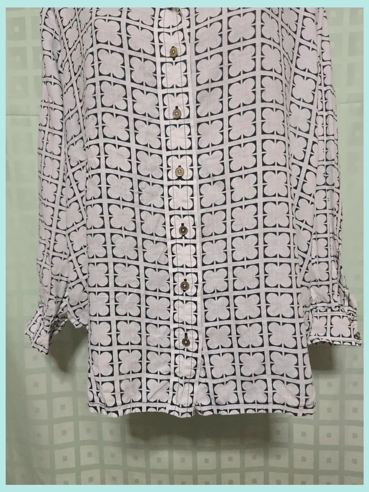 Liz Claiborne Geometric Floral Blouse – Liz Claiborne – taille XL / 42 / 14 3