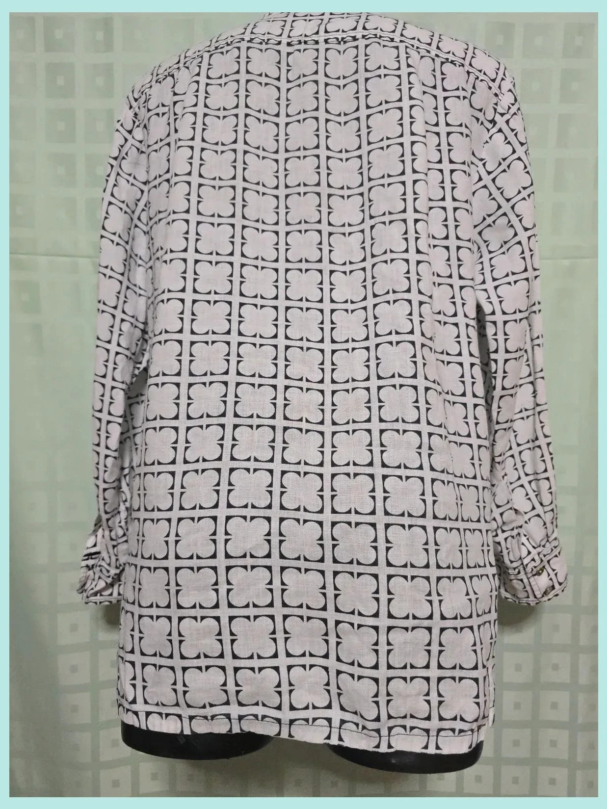 Liz Claiborne Geometric Floral Blouse – Liz Claiborne – taille XL / 42 / 14 4